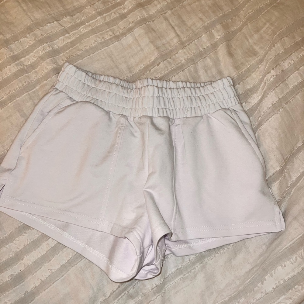 White Comfy Shorts